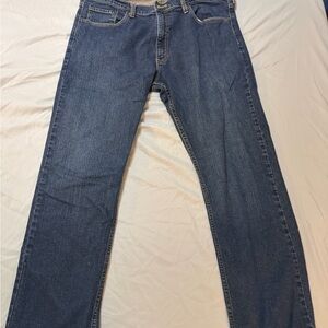 Signature by Levi Strauss Men's Slim Straight Blue Jeans